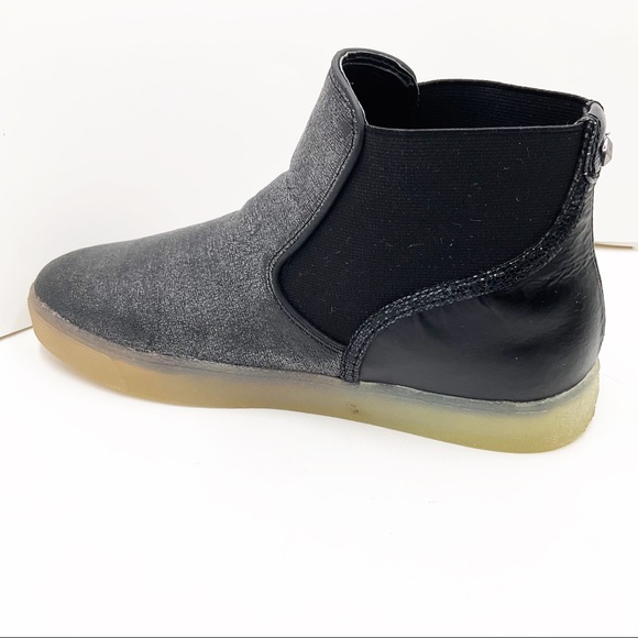 {Sam Edelman} Margot Chelsea Metallic Sneaker Boots - Picture 3 of 16